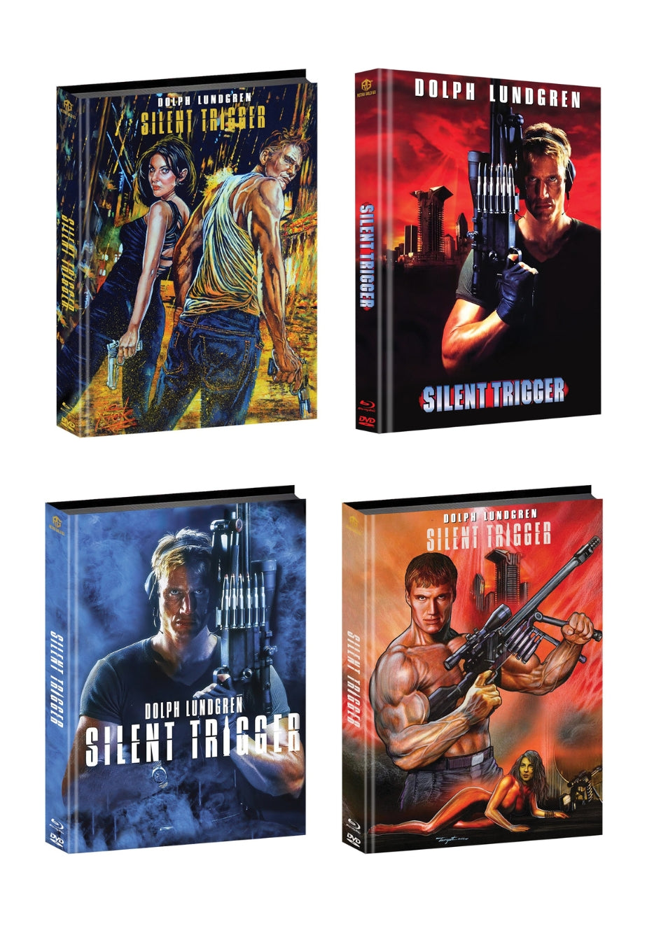 Silent Trigger Mediabook Cover A,B,C,D