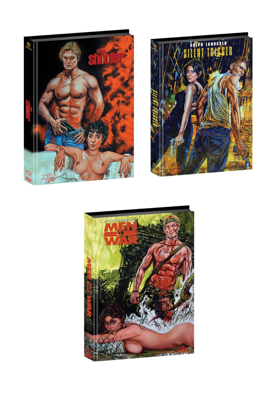 Rick Melton - The Shooter - Silent Trigger - Men of War - Set of 3