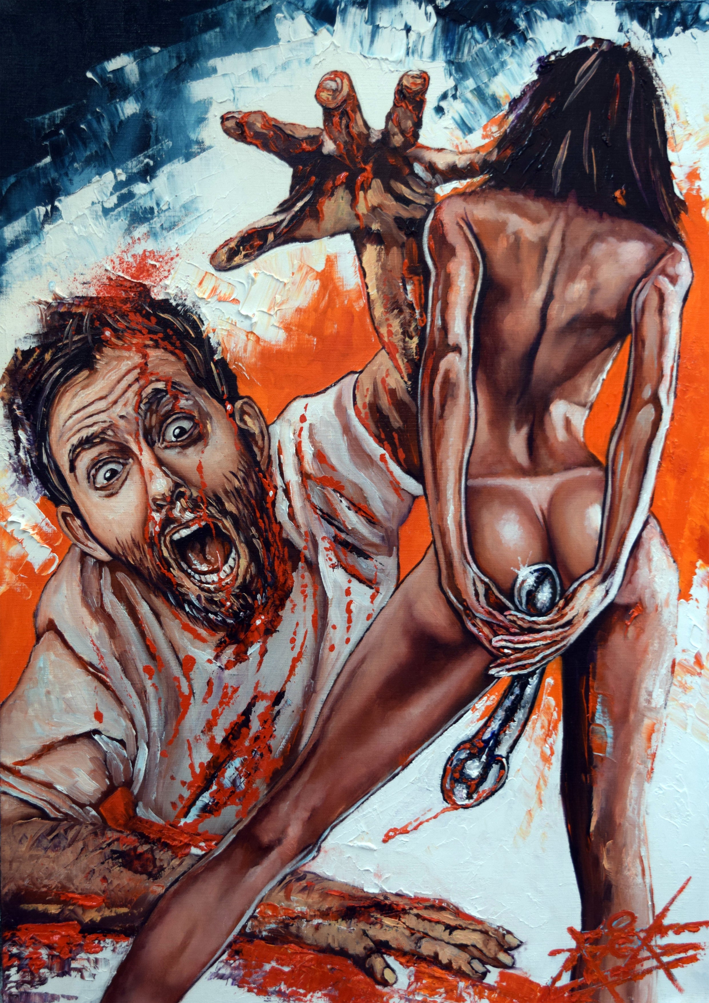 CRIMES OF PASSION Original Gemälde Rick Melton