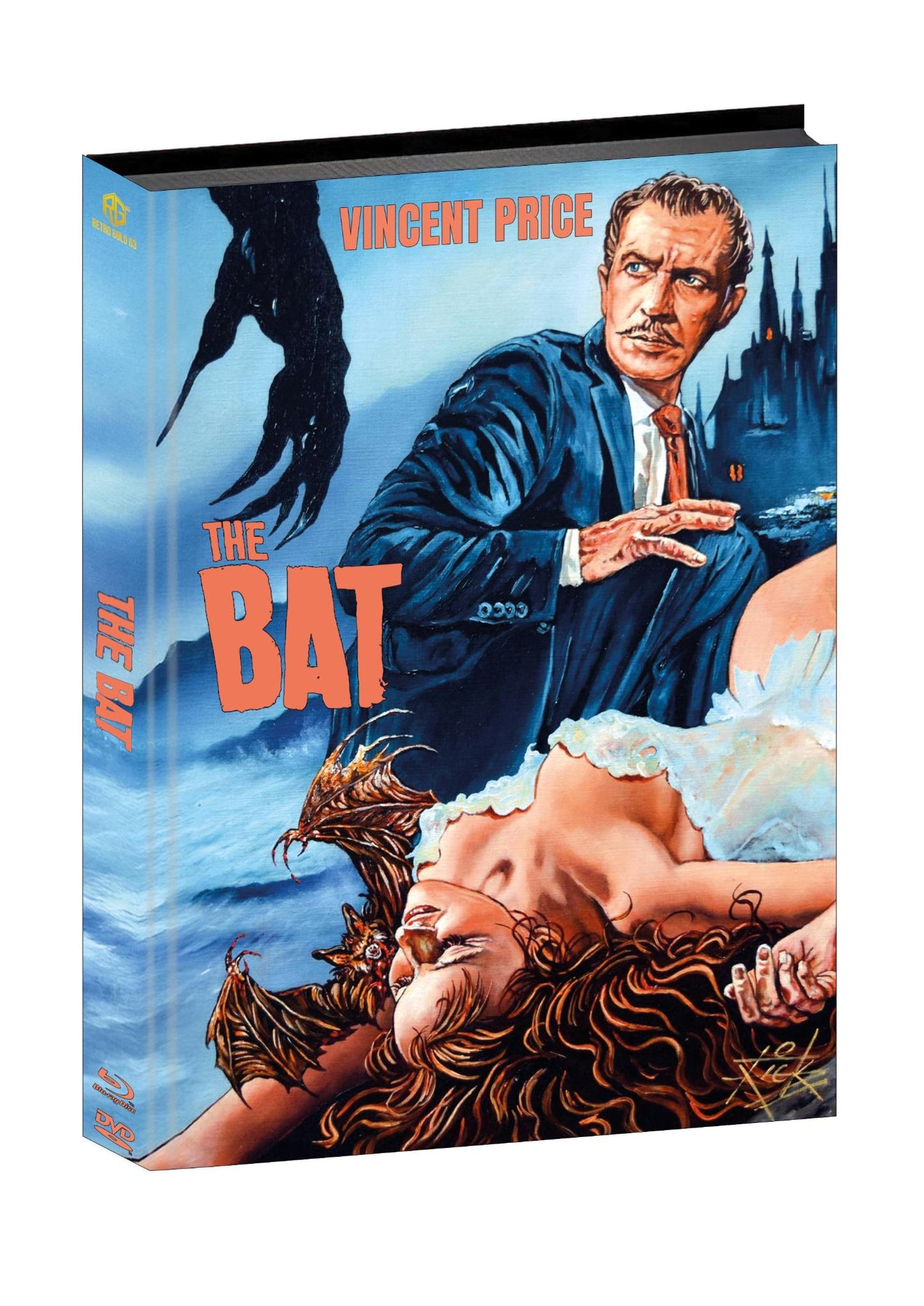 VINCENT PRICE in THE BAT aka DAS BIEST Mediabook Wattiert Cover A