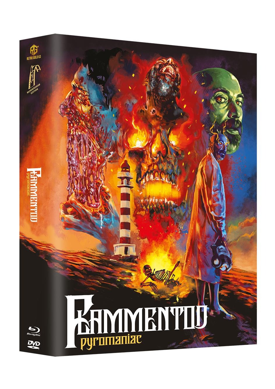 Flame Death (Pyromaniac) MURDERGRAM EDITION #1 Mega Mediabook Cover A