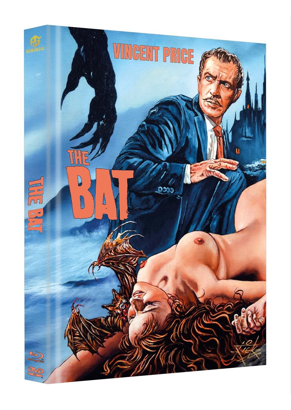 VINCENT PRICE in THE BAT aka DAS BIEST Mediabook Unwattiert Cover D