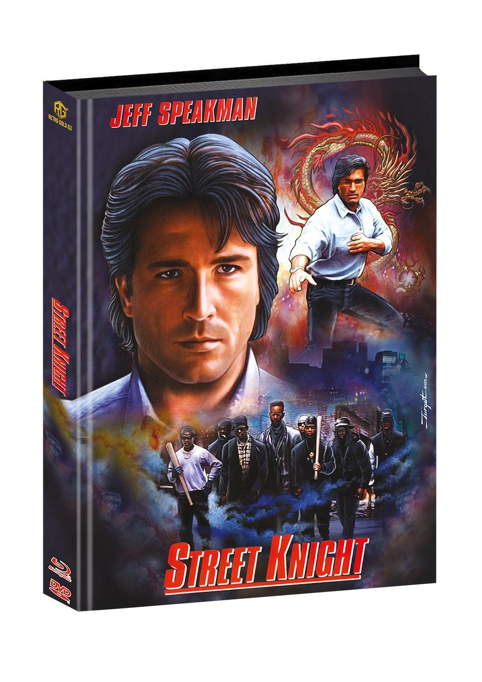 Geballte Fäuste Street Knight Mediabook Wattiert Cover D