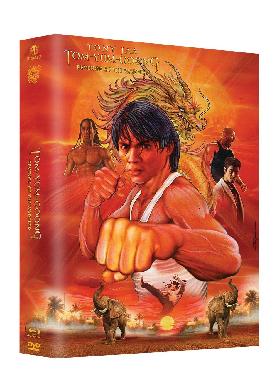 Revenge of the Warrior Year of the Dragon 3 Disc Edition Mega Mediabook Uncut Cover E