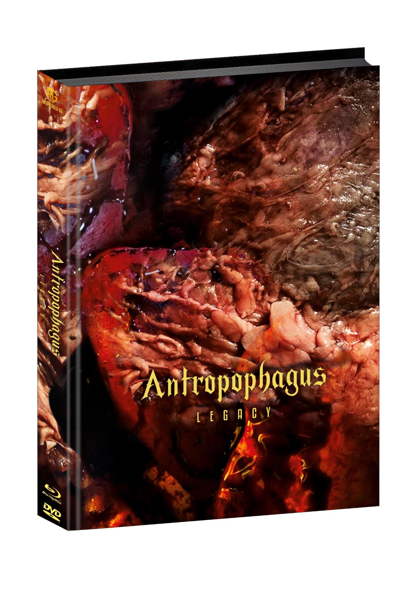 Antropophagus Legacy (Maneater Legacy) Mediabook INNERE ORGANE Jenny Paris Edition Geprägt und Wattiert Cover E