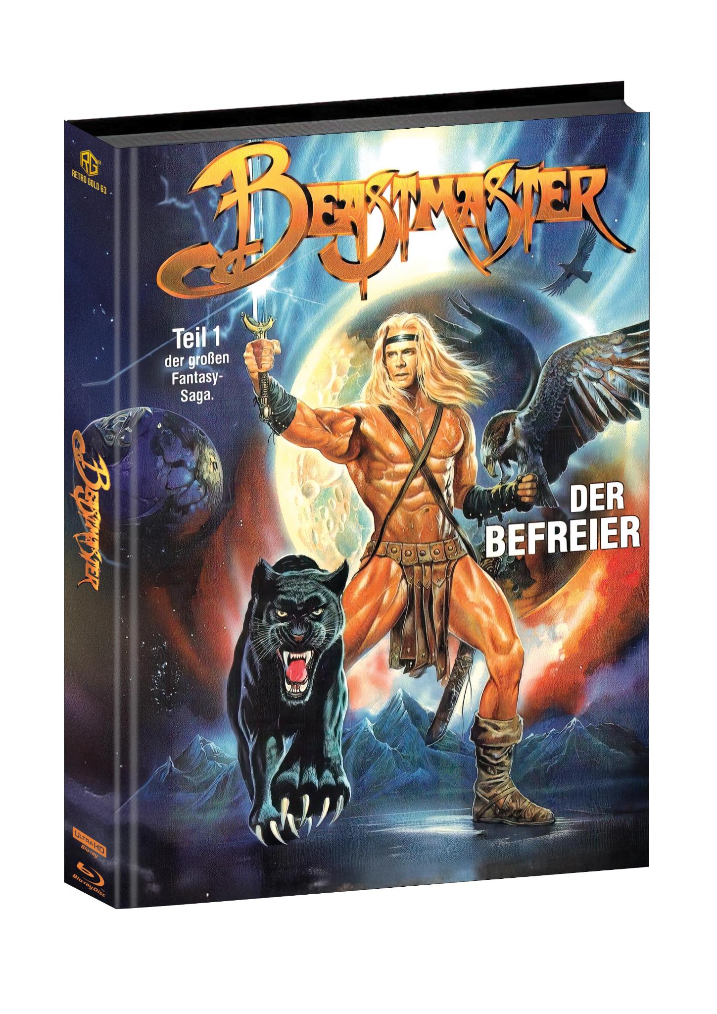 The Beastmaster UHD + Blu ray Mediabook Wattiert Cover G