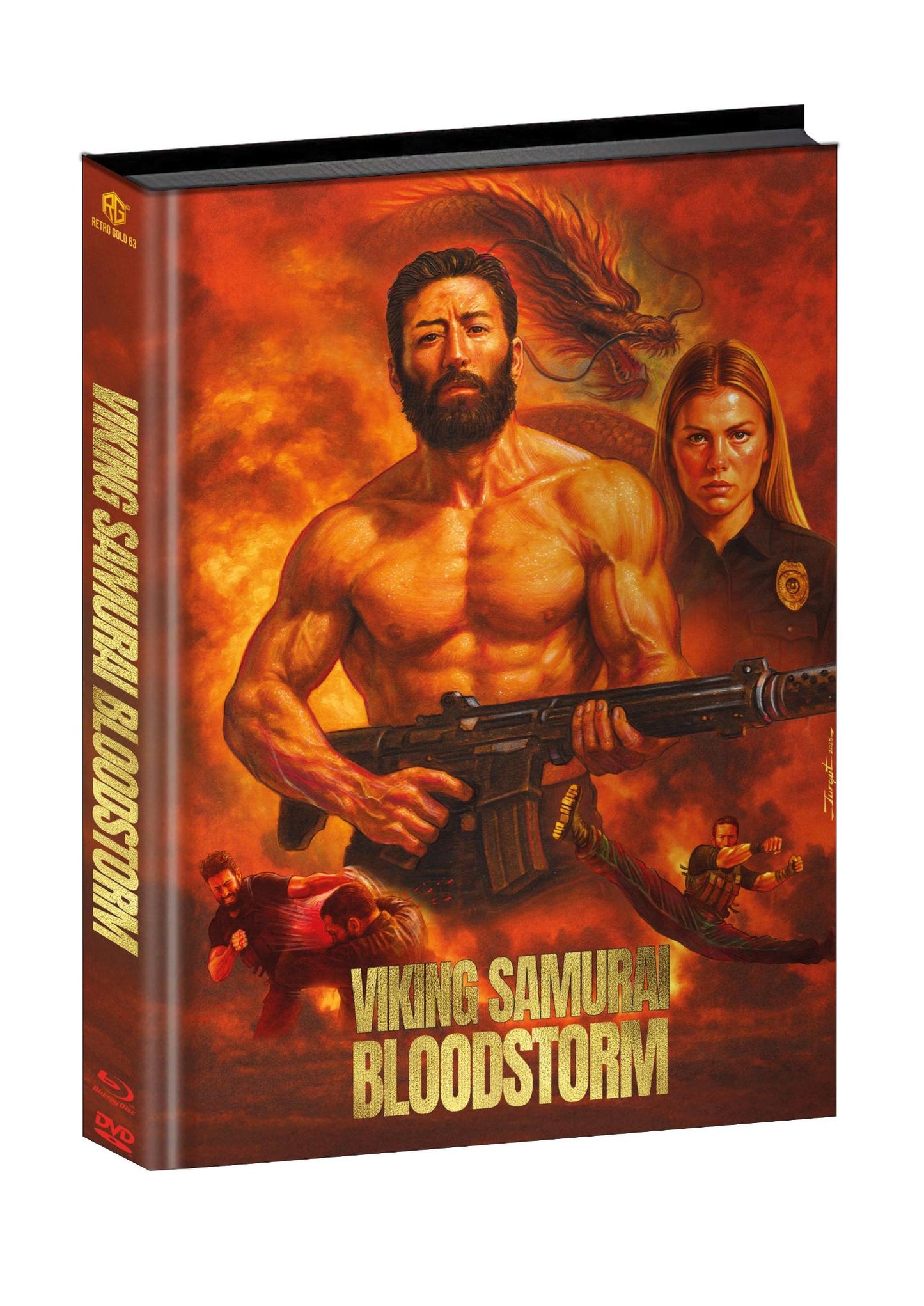 Bloodstorm (2025) Mediabook Wattiert Cover E