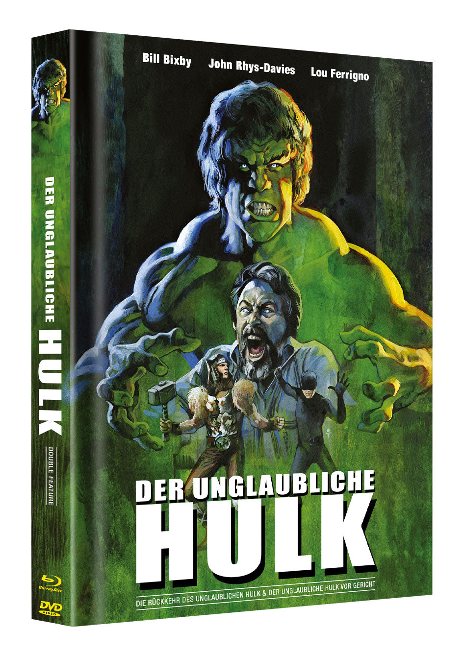 The Incredible Hulk - Double Feature Mediabook Unpadded Cover A