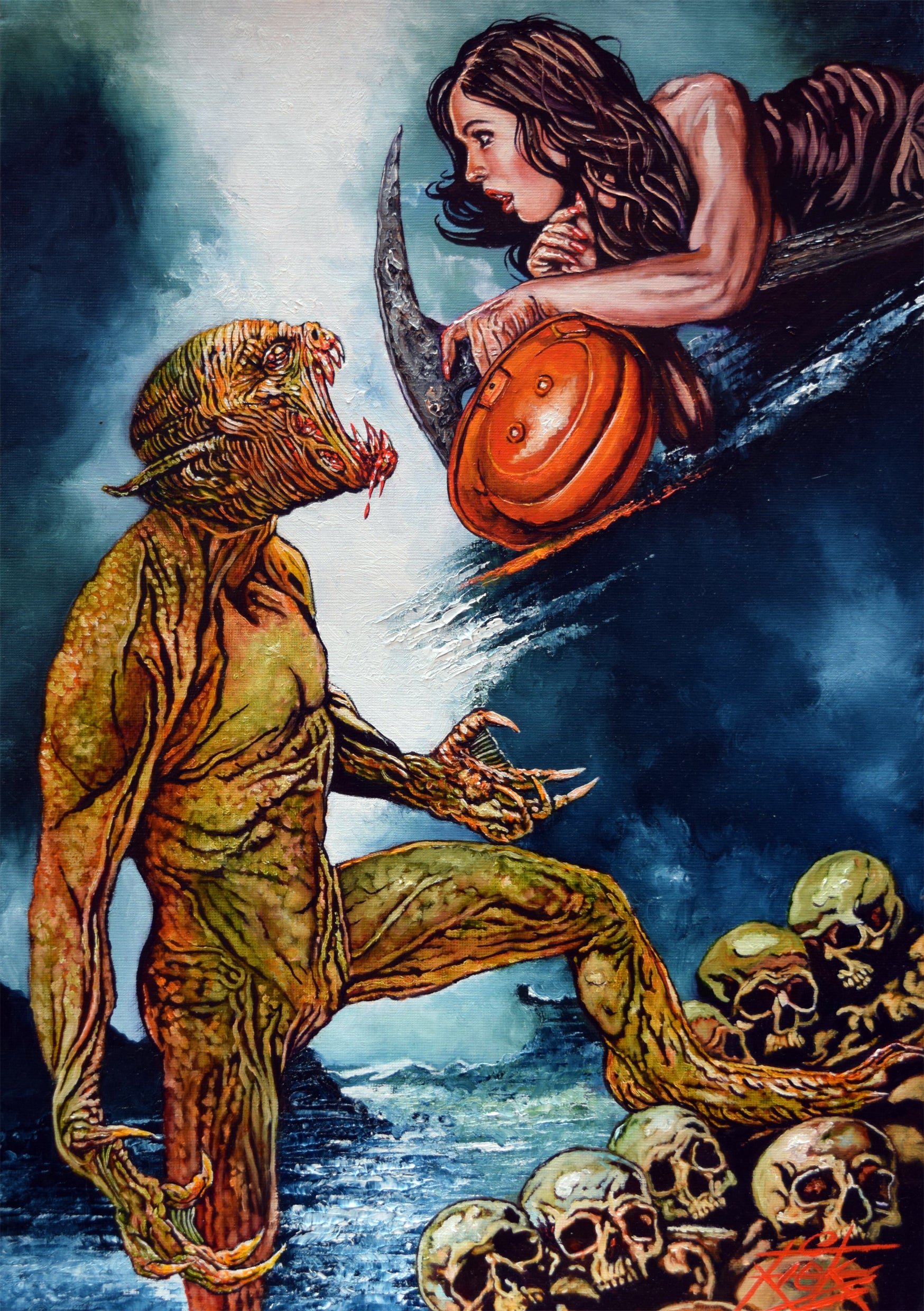 It Came from Below Gemälde Rick Melton