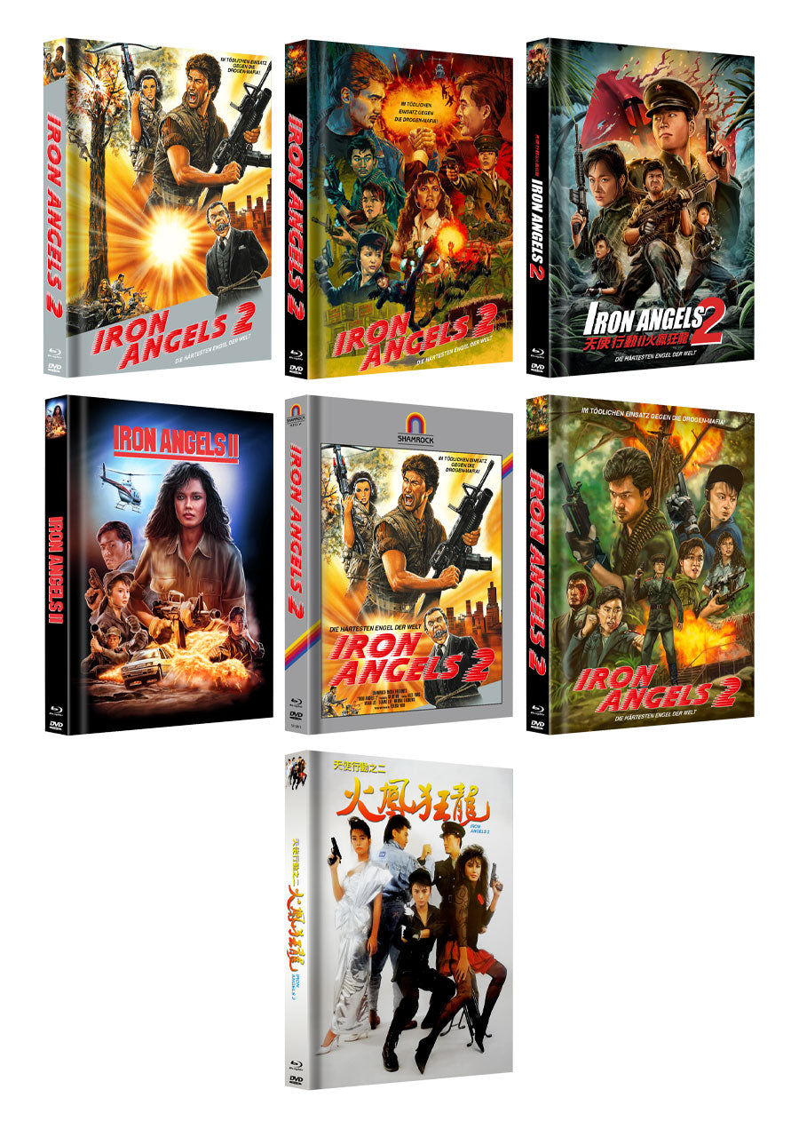 Iron Angels 2 Media Book Cover A,B,C,D,E,F,G