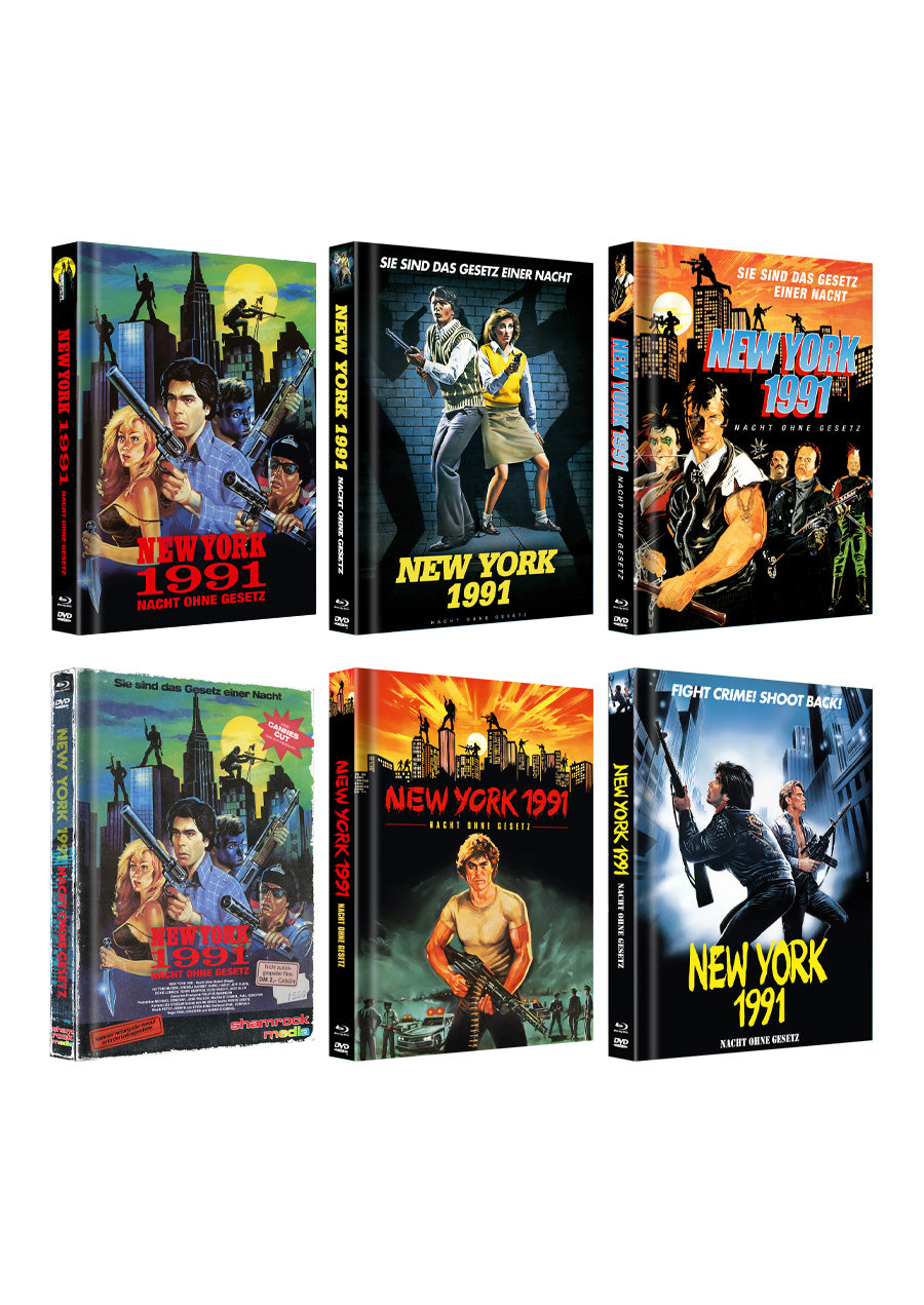 New York 1991 Mediabook Unwattiert Set Cover A,B,C,D,E,F