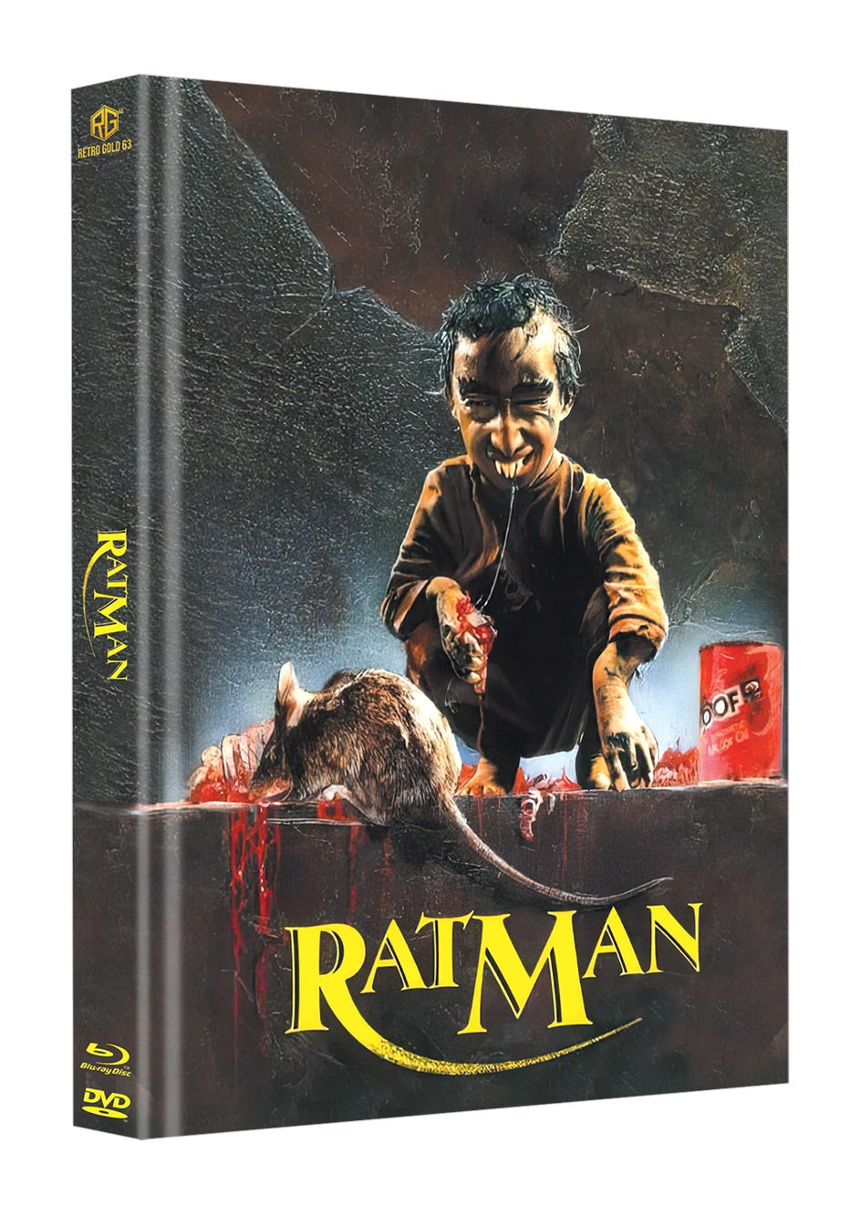 Ratman Mediabook Unwattiert Cover B Retro Gold 63 UG (haftungsbeschränkt)