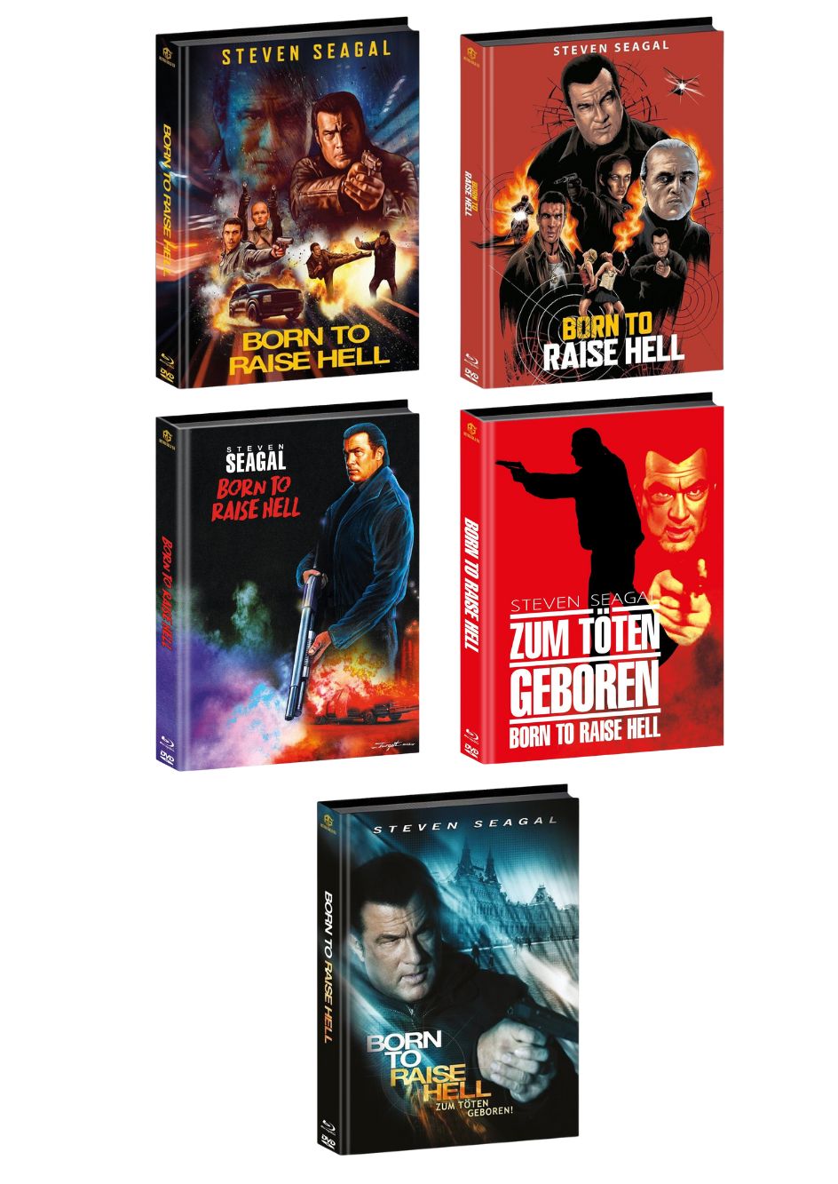 Born to Raise Hell Mediabook Padded Cover A,B,C,D,E