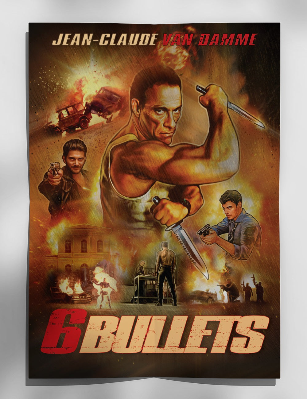 Six Bullets Mediabook Wattiert Cover B