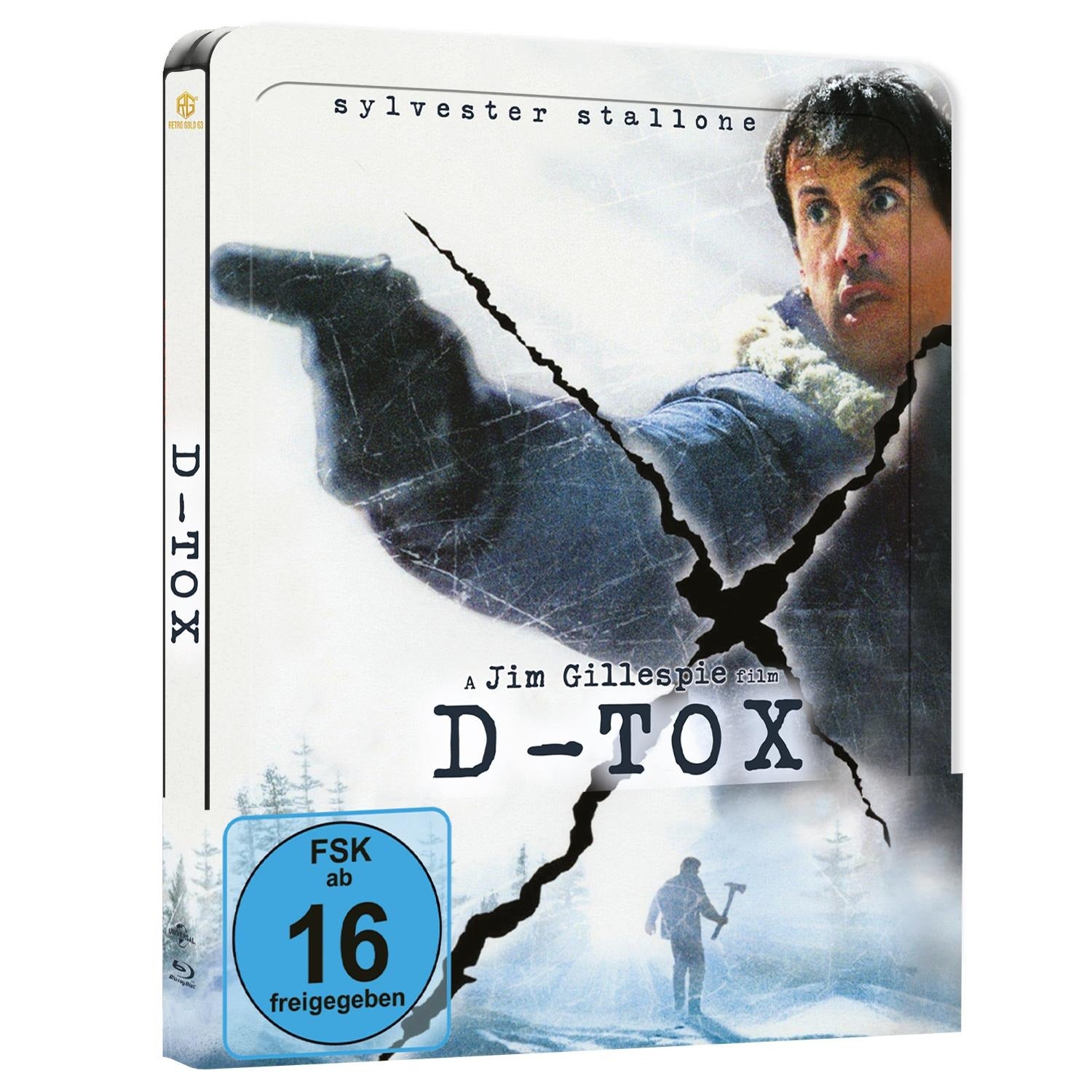 D-Tox Steel Book mit Prägung Variante A mit Quarterslip