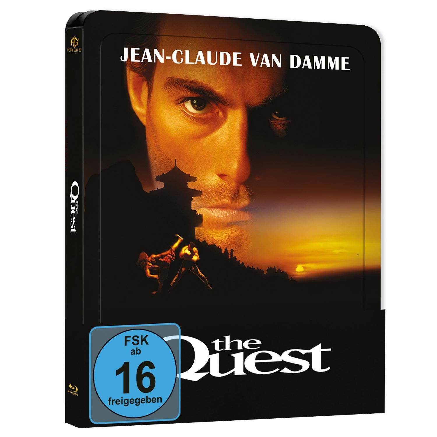 The Quest Steel Book with embossing, variant A, with quarterslip