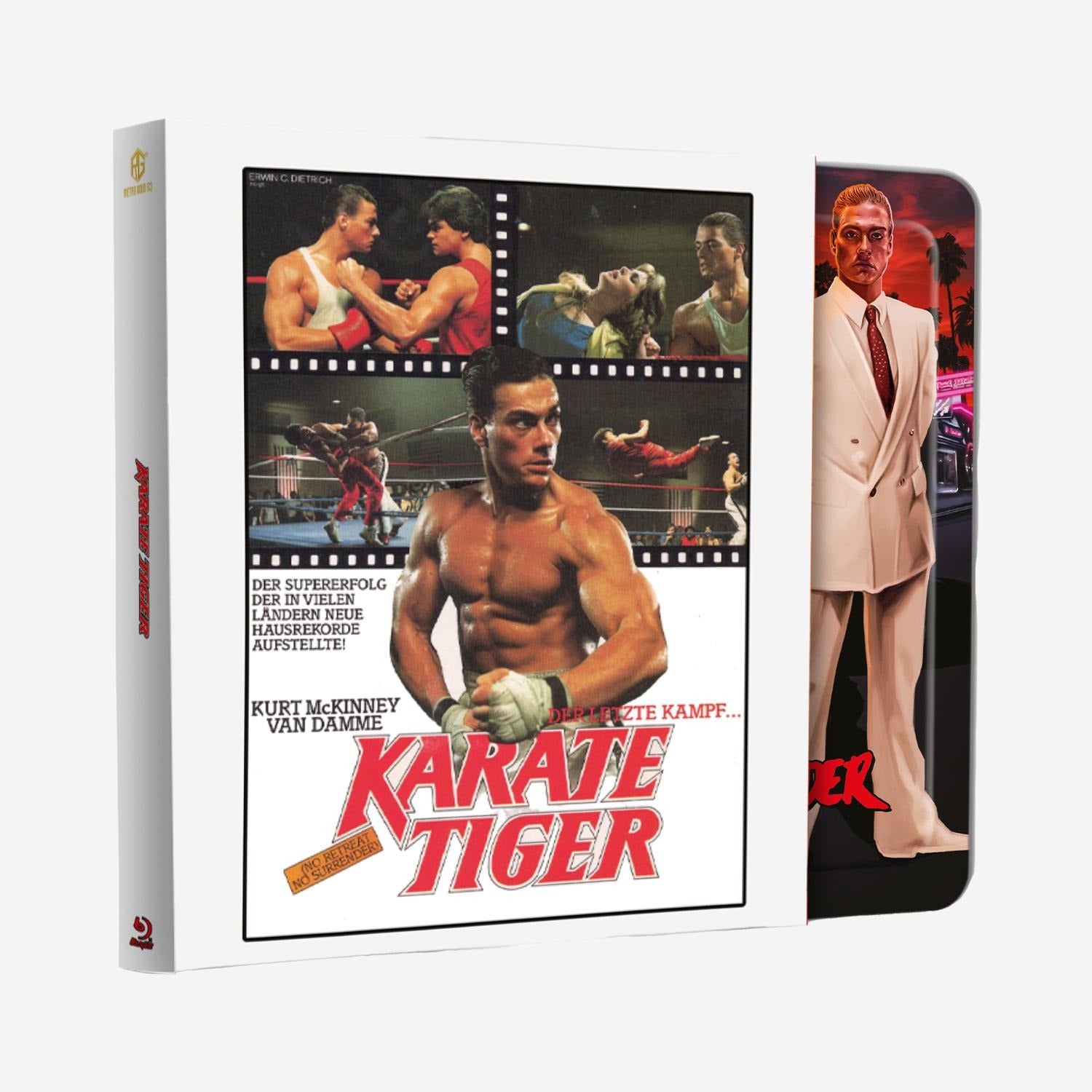 Karate Tiger Steelbook with embossing, variant B, with slipcase