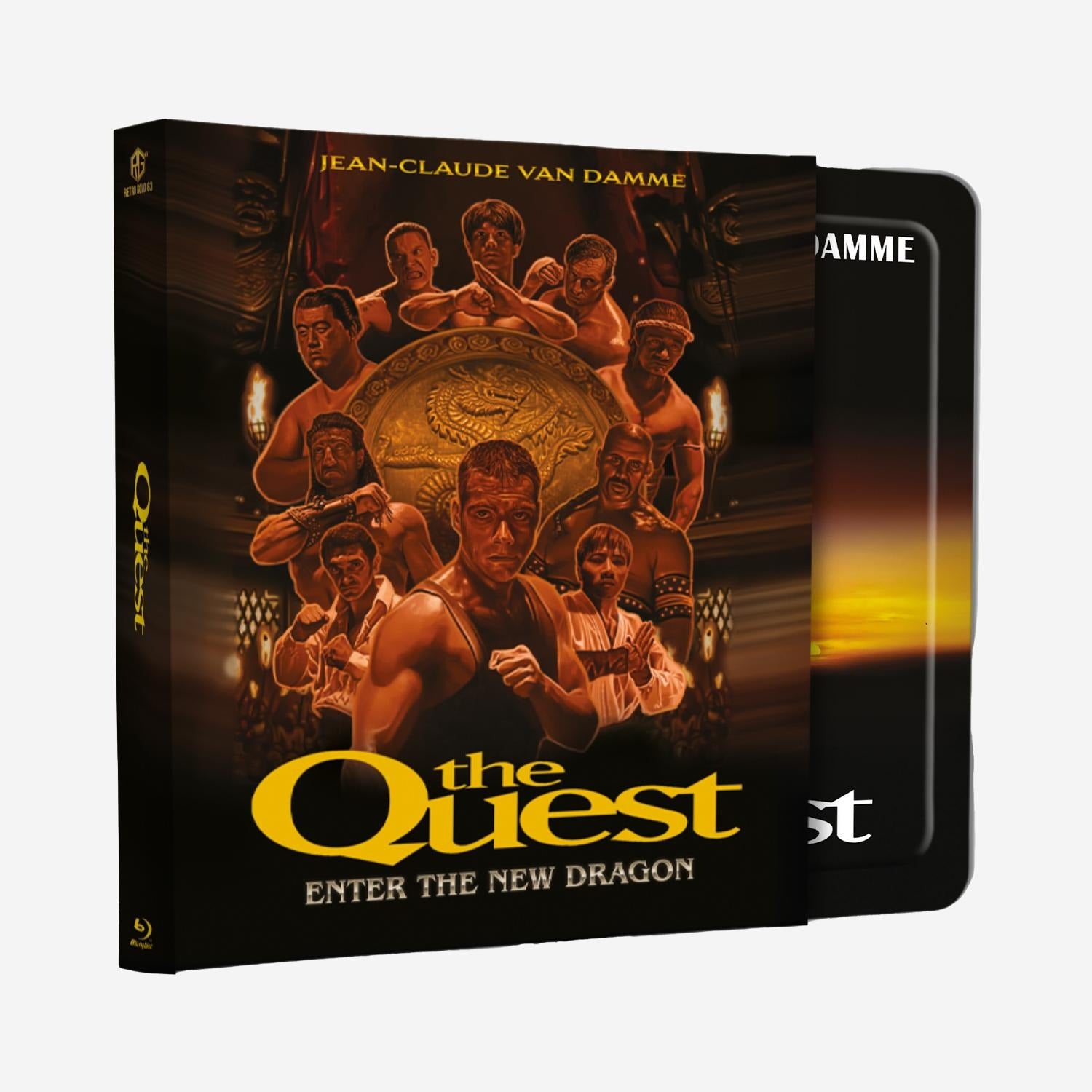 The Quest Steel Book with embossing, variant D, with slipcase