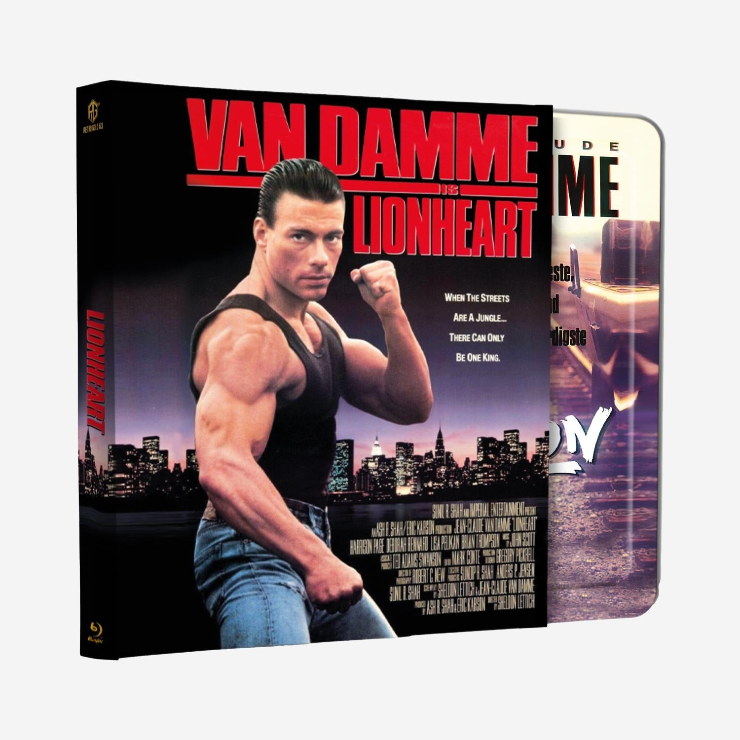 Leon Steel Book with embossing, variant D, with slipcase