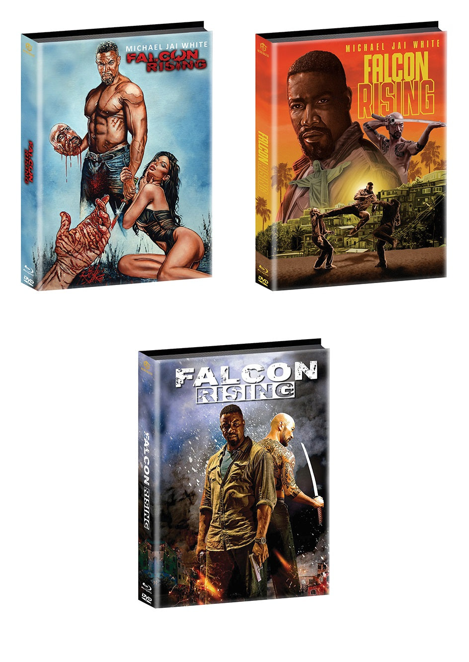 Falcon Rising Mediabook Wattiert Cover A,B,C