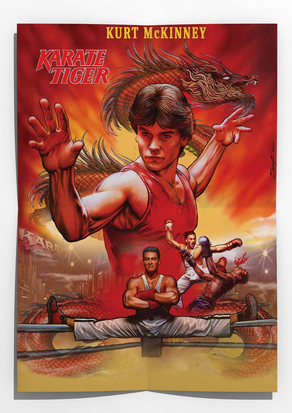 Karate Tiger Year of the Dragon 4 Disc Edition Mega Mediabook Cover H