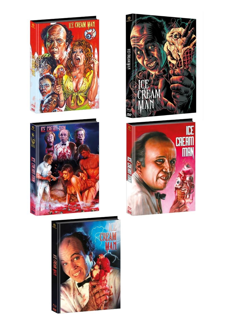 Ice Cream Man Mediabook Cover A,B,C,D,E