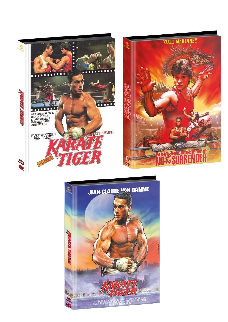 Karate Tiger Mediabook Padded Cover A, B, C