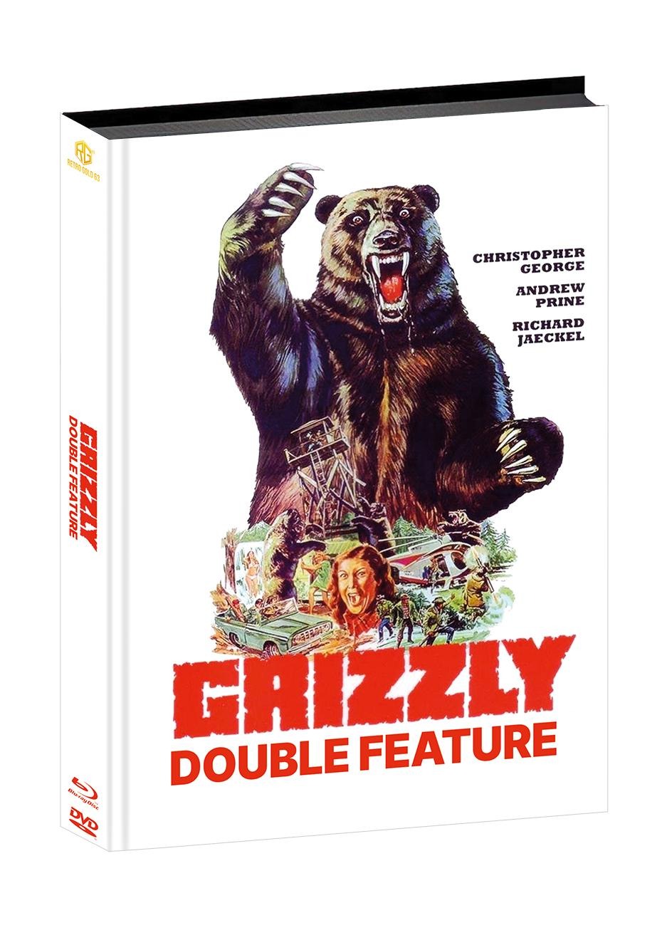 Grizzly Double Feature Mediabook Padded 3 Disc Edition Cover B