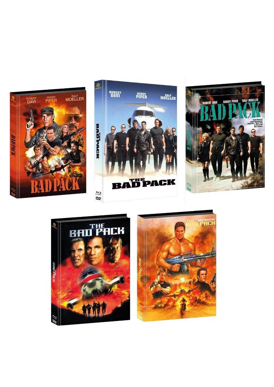 Bad Pack Mediabook Set Cover A,B,C,D,E