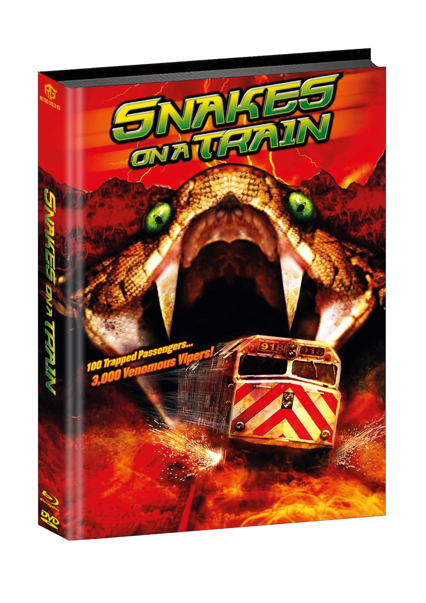 Snakes on a Train Mediabook Wattiert Cover B