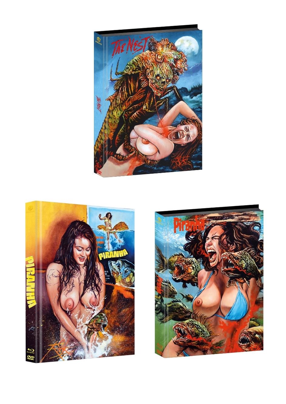 Rick Melton Piranha Nest Set of 3