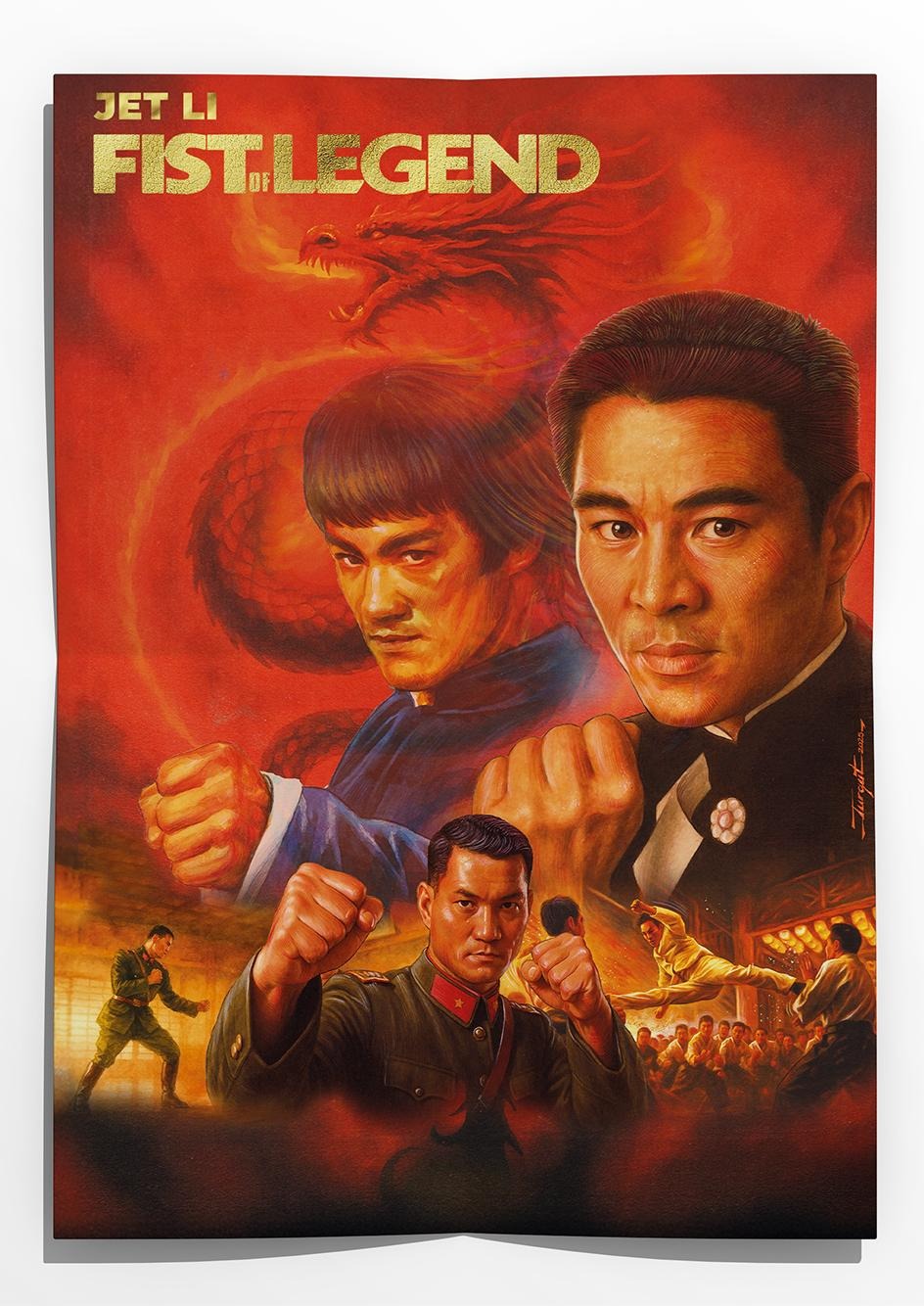 Fist of Legend Year of the Dragon Edition Mega Mediabook UHD + Blu ray Cover A