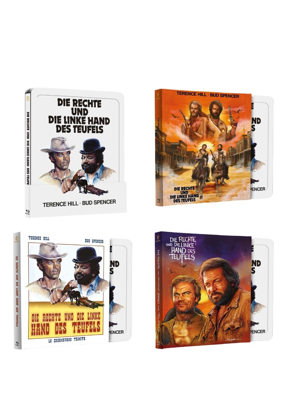 Die Rechte und die Linke Hand des Teufels Steel Book Set mit Prägung Variante A,B,C,D