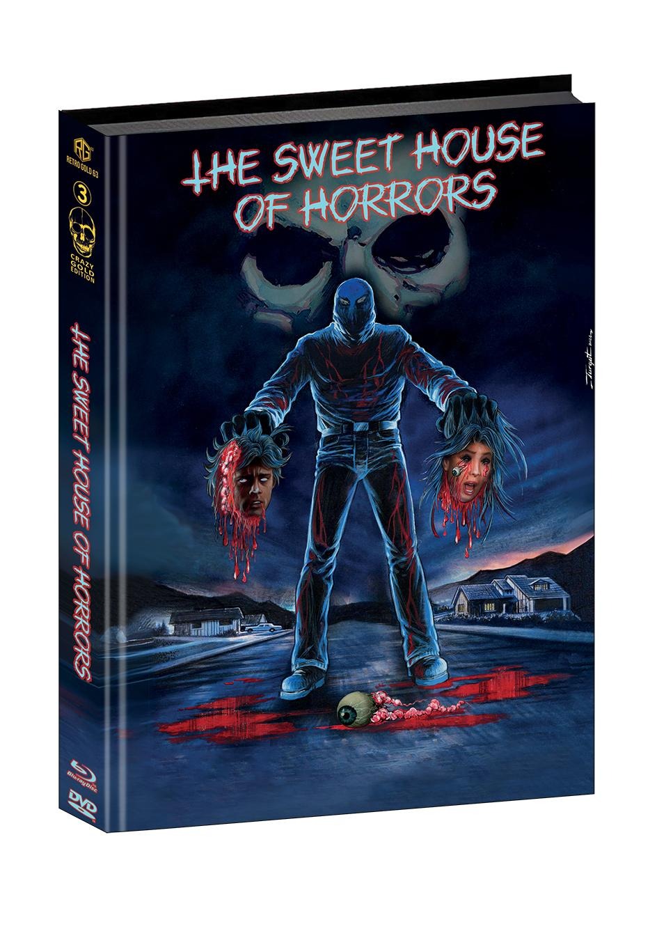 Sweet House of Horrors Mediabook Padded Cover (C)razy Gold Edition with gold foil embellishment