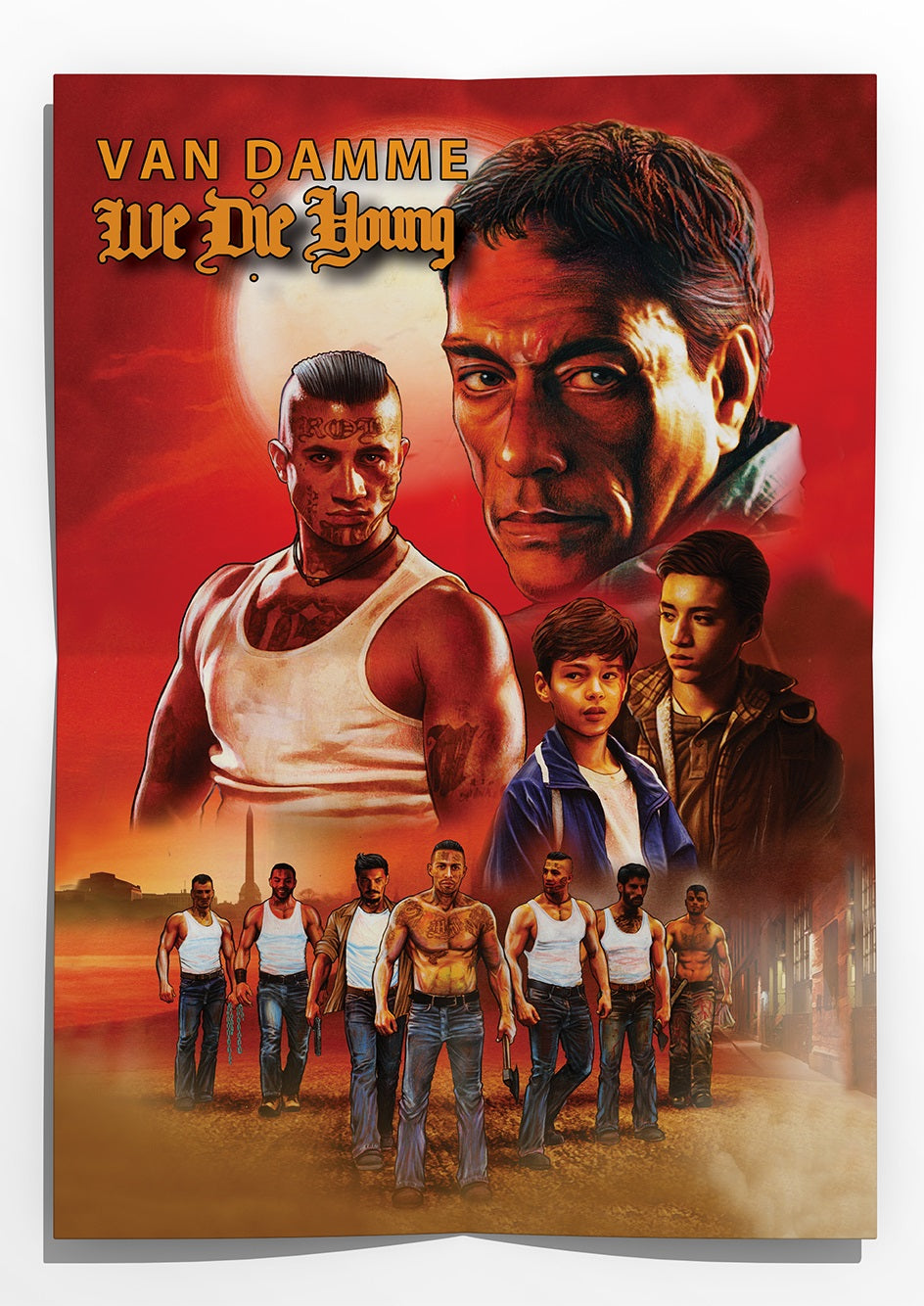 We Die Young Mediabook Wattiert Cover E