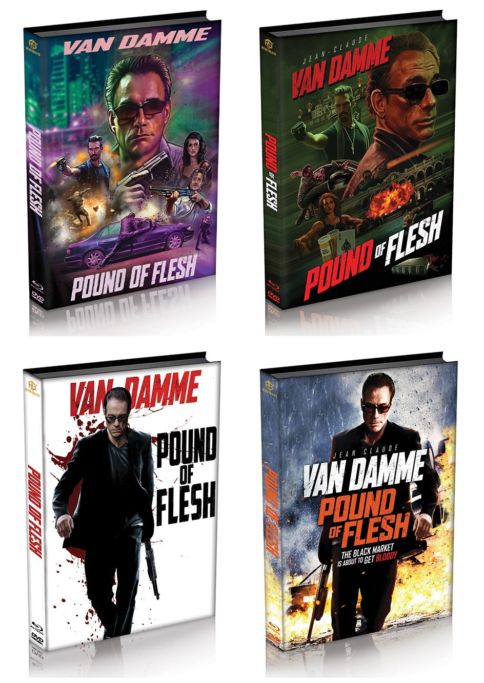 Pound of Flesh Mediabook Wattiert Cover A,B,C,D