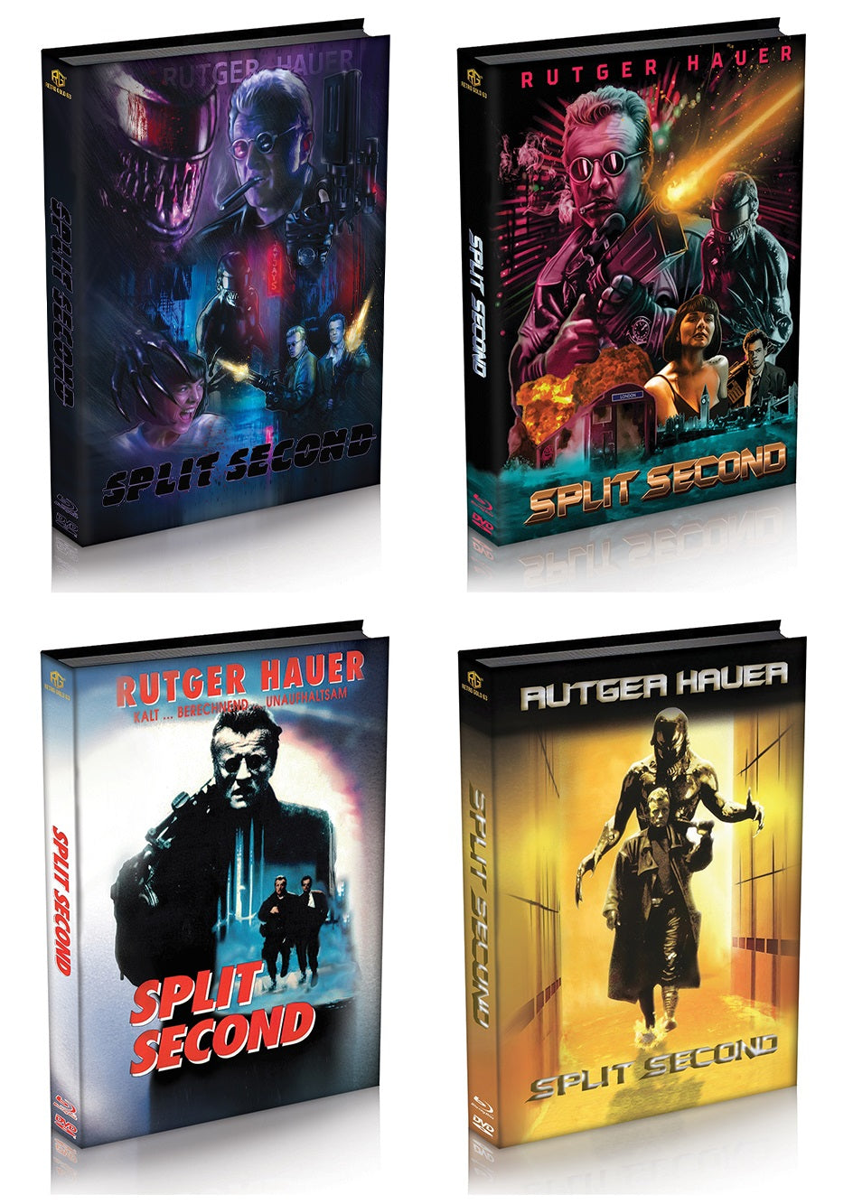 Split Second Mediabook Wattiert Cover A,B,C,D