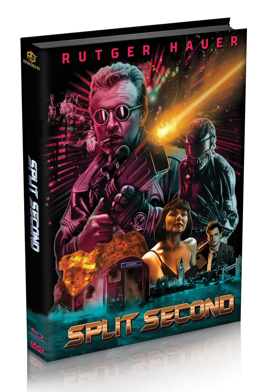 Split Second Mediabook Wattiert Cover B