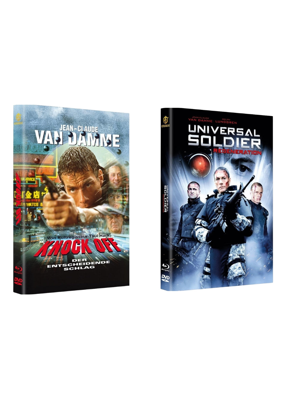 Van Damme Universal Soldier Knock Off 2er Hartbox Set