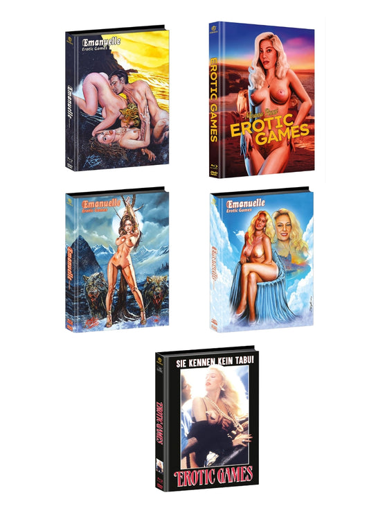 EROTIC GAMES aka PROVOCAZIONE aka EMANUELLE - EROTIC GAMES Mediabook  Cover A,B,C,D,E