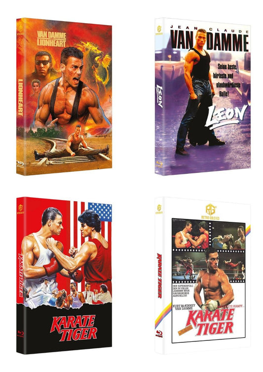 Karate Tiger / Leon Van Damme 4er Hartbox Set