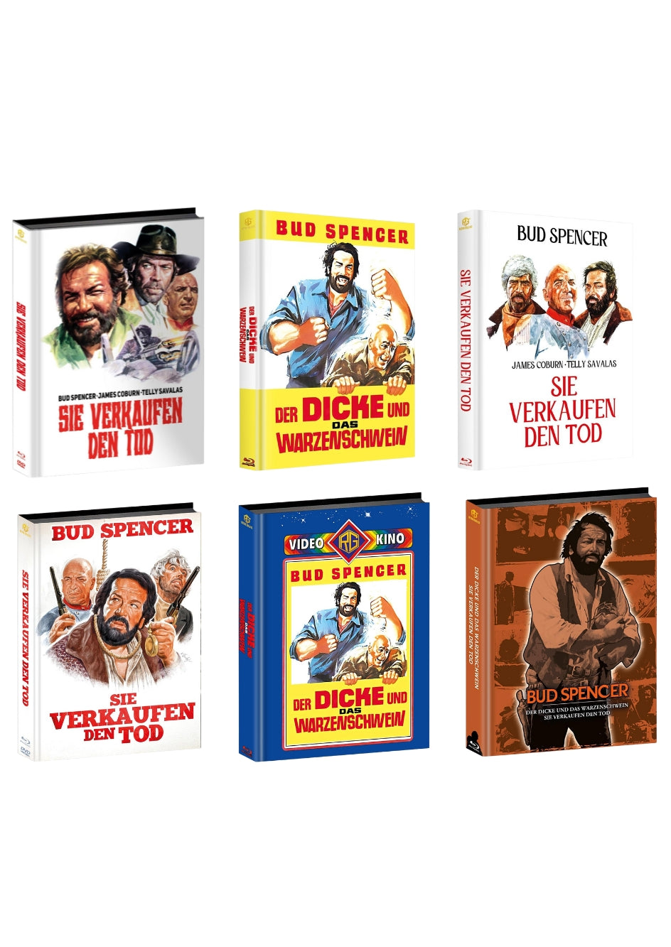 Der Dicke und das Warzenschwein aka  Sie verkaufen den Tod Mediabook Wattiert Cover A,B,C,D,E,F