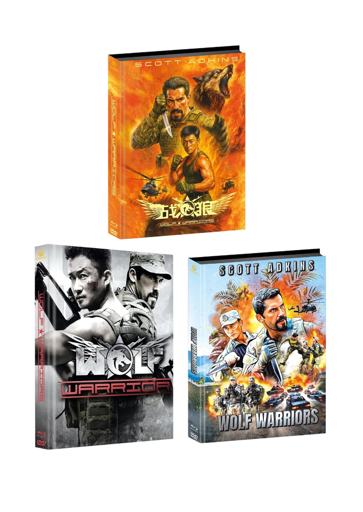Wolf Warrior Mediabook Cover A,B,C