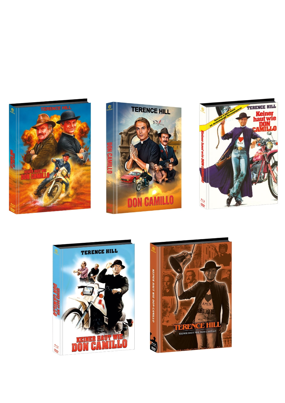 Keiner haut wie Don Camillo Mediabook Wattiert Cover A,B,C,D,E