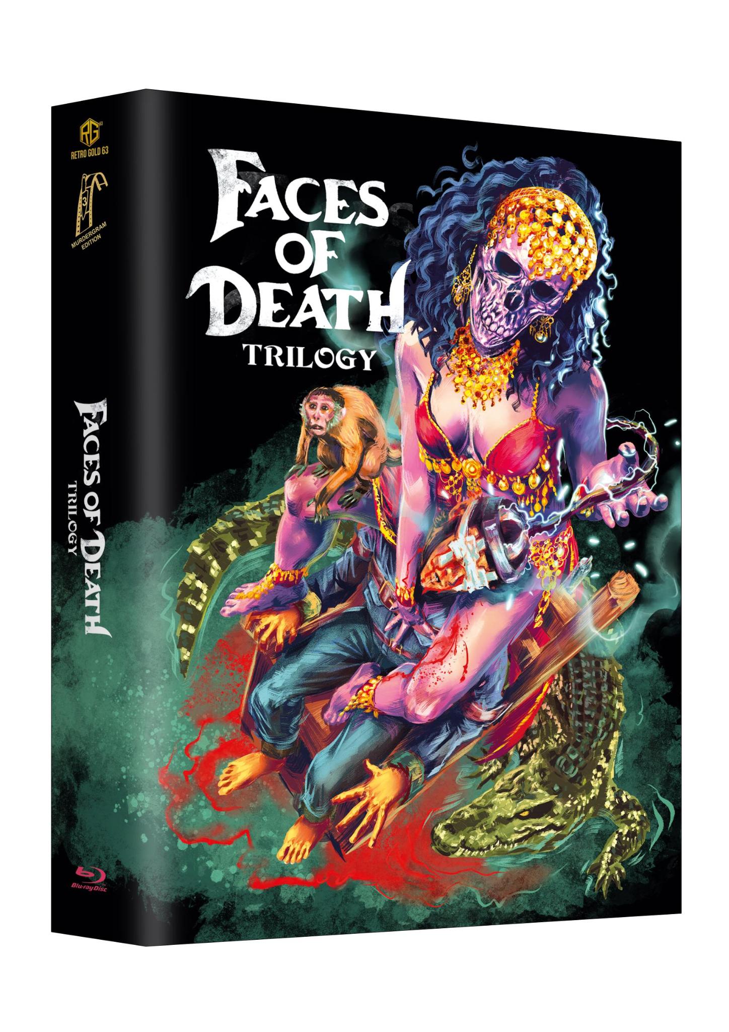 Gesichter des Todes Trilogie MURDERGRAM EDITION #3 Mega Mediabook Cover A