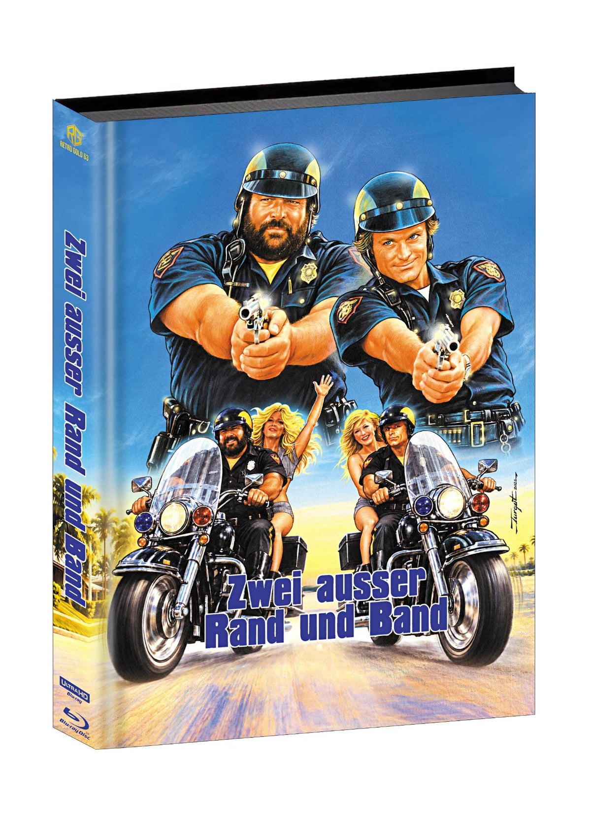 Zwei Ausser Rand und Band 4K UHD + Blu ray  Mediabook Wattiert Cover A