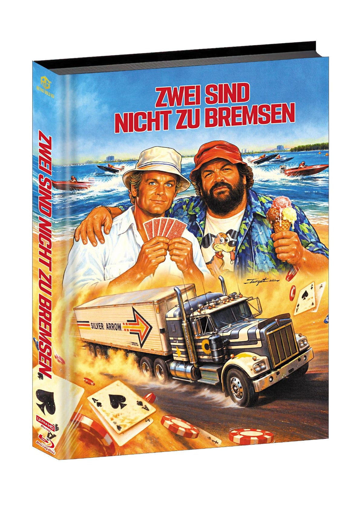 Zwei sind nicht zu Bremsen 4K UHD + Blu ray  Mediabook Wattiert Cover A