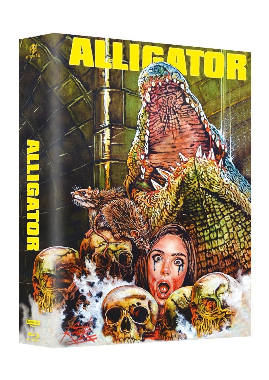 Der Horror Alligator Mega Mediabook UHD + Blu ray Cover A