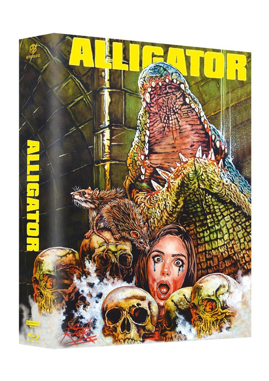 Der Horror Alligator Mega Mediabook UHD + Blu ray Cover A