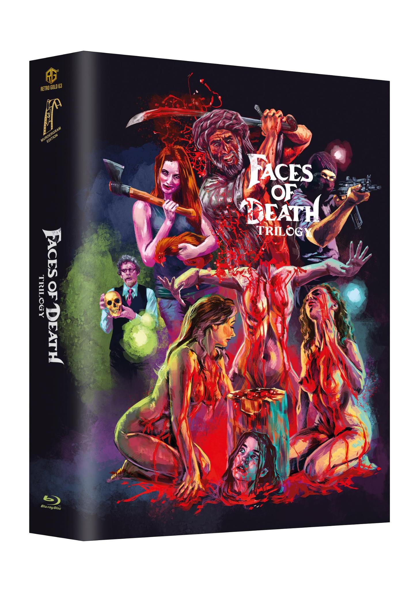 Gesichter des Todes Trilogie MURDERGRAM EDITION #3 Mega Mediabook Cover B